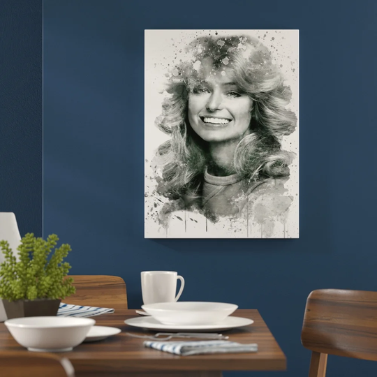 'Farrah Fawcett' Graphic Art Print Poster