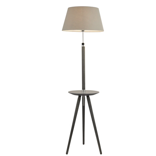 Saticoy 165Cm Grey Tray Table Floor Lamp