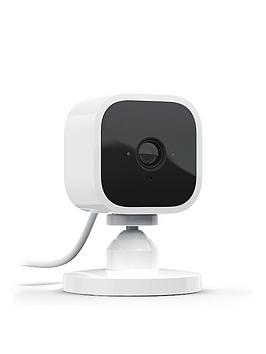 Amazon Blink Mini , Compact Indoor Plug-In Smart Security Camera, 1080P Hd Video, Motion Detection, Works With Alexa , 1 Camera - 2 Camera