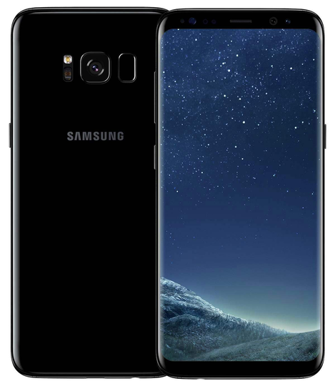SIM Free Refurbished Samsung S8 64GB Mobile Phone - Black