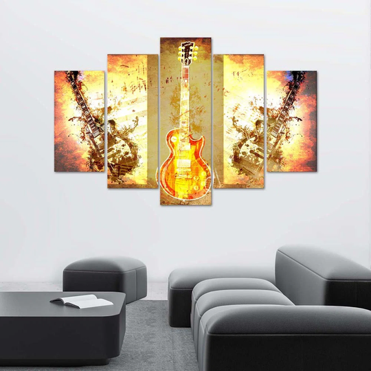 Canvas Print Guitar Music