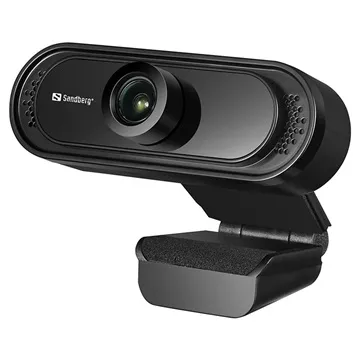 Sandberg Saver 1080p Webcam with Microphone - Black
