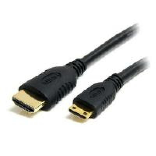 Startech 0.5m High Speed Hdmi Cable With Ethernet - Hdmi To Hdmi Mini- M/m