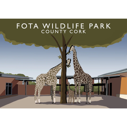Fota Wildlife Park by Richard O'Neil - Graphic Art Print on Paper