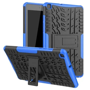 Anti-Slip Samsung Galaxy Tab A 8.0 (2019) Hybrid Case - Blue / Black