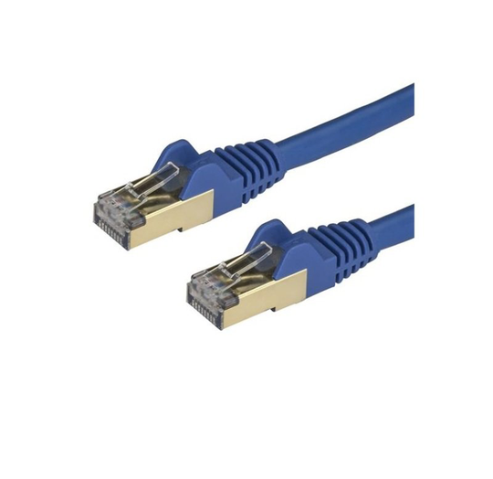 StarTech.com Cat6a 2M Blue Patch Cable STP