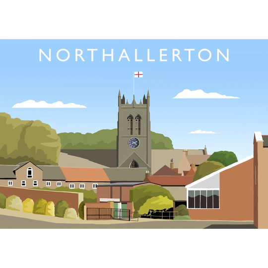 Northallerton 3 by Richard O'Neil - Graphic Art Print on Paper