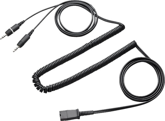Plantronics Proshare AV Multimedia Cable Mini-Phone Stereo 3.5 mm (M) Black
