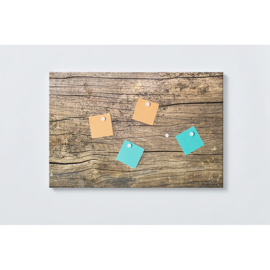 Wood Vintage Magnetic Wall Mounted Cork Board