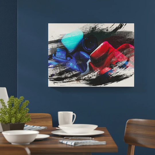 'Boxing Gloves' Graphic Art Print Poster