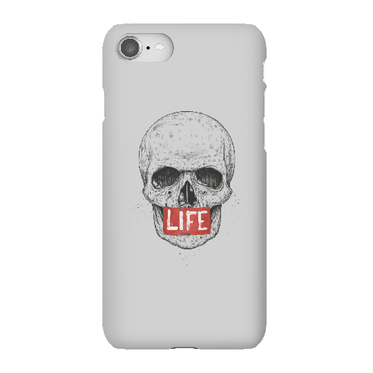 Balazs Solti Life Skull Phone Case for iPhone and Android - iPhone 8 - Snap Case - Matte