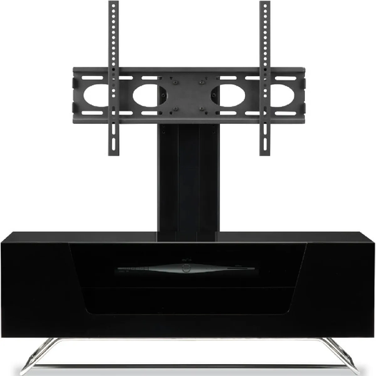 Alphason Chromium 2 1200 + Bracket TV Stand - Black