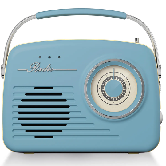 Akai AM/FM Vintage Radio - Blue
