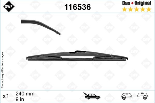 wiper blade 116536 SWF 116536