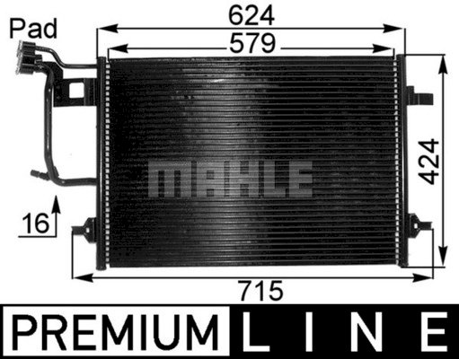 Condenser Air Conditioning 8FC351038-431 by BEHR