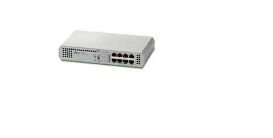 Allied Telesis AT-GS910/8 - 8 Ports - Ethernet Switch - 3 Layer Supported - Twisted Pair - Unmanaged