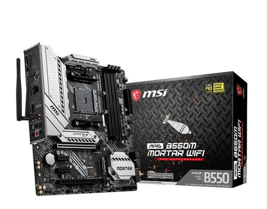 MSI MAG B550M MORTAR WIFI DDR4 mATX Motherboard