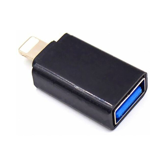 Otg Adapter For Iphone Mobile Phone Black