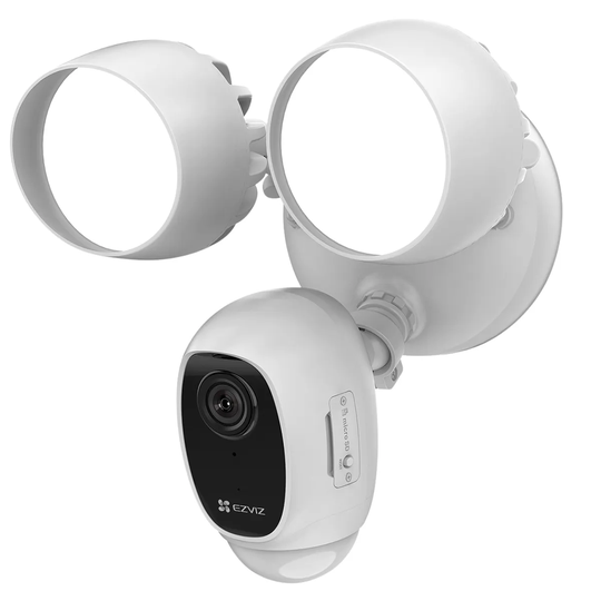 EZVIZ LC1C 10180P Smart Security Floodlight Camera with Active Defence - White