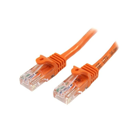 StarTech.com CAT5e Cable - 10 m Orange Ethernet Cable - Snagless - CAT5e Patch Cord