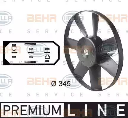 Air Conditioning fan 8EW009144-591 by BEHR