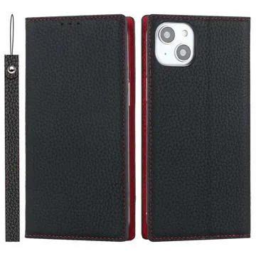 iPhone 14 Wallet Leather Case with RFID - Black