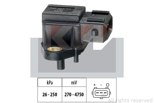 Air Pressure Sensor, height adaptation Made in Italy - OE Equivalent 493029 KW 493029