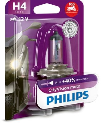 Philips 12342CTVBW H4 CityVision Moto 0730605