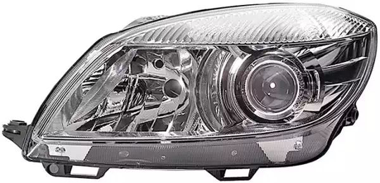 Headlight 1ZL010417-411 by Hella Left