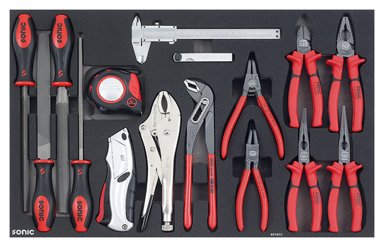 Sonic Pliers Set 18 Pieces 601802