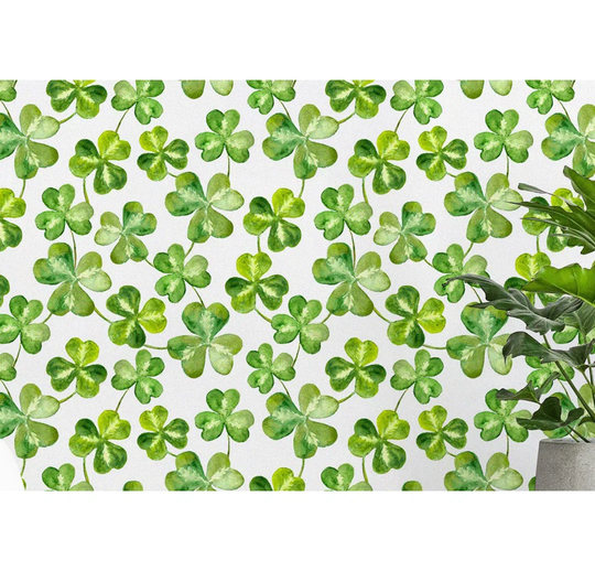 Bautista Clover Floral Wallpaper