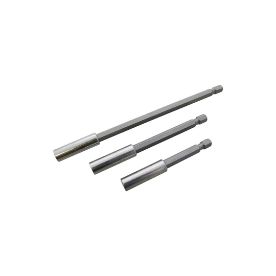 3 Piece Magnetic Bit Holder Set - Screwdriver 3pc Drill 150mm 14 Long 75mm - bit magnetic holder screwdriver 3pc drill 150mm set 14 long 75mm 100mm