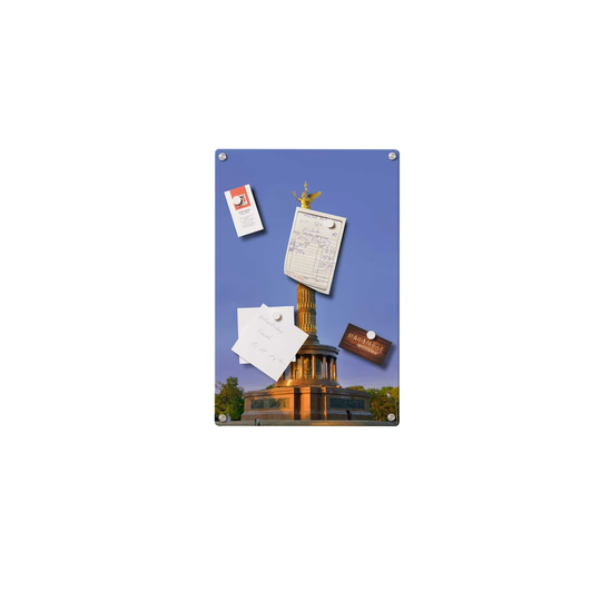 Victory Column Berlin Magnetic Wall Mounted Photo Memo Board