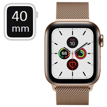 Apple Watch Series 5 LTE MWX72FD/A - Stainless Steel, Milanese Loop, 40mm - Gold