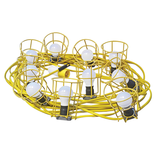 Faithfull Festoon Lights L/E 22M 10 Bulbs 110V