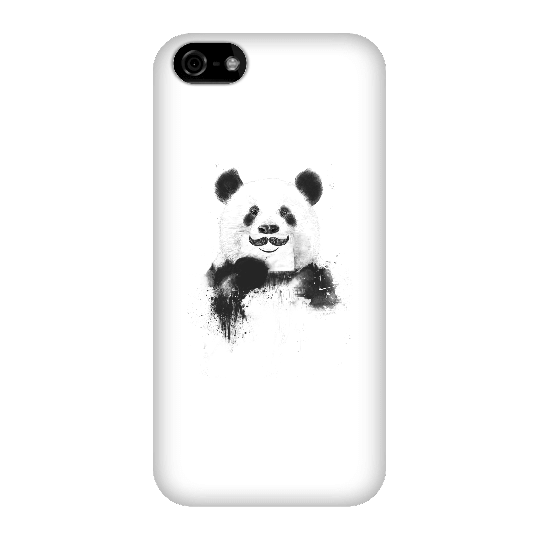 Balazs Solti Moustache And Panda Phone Case for iPhone and Android - iPhone 5C - Snap Case - Matte