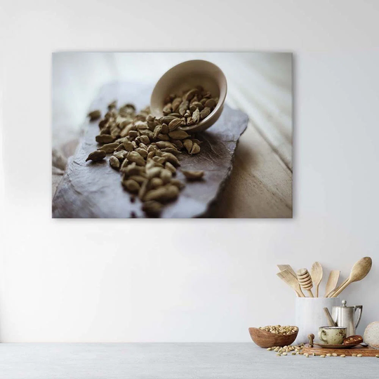 Canvas Print Cardamom Spice Natural