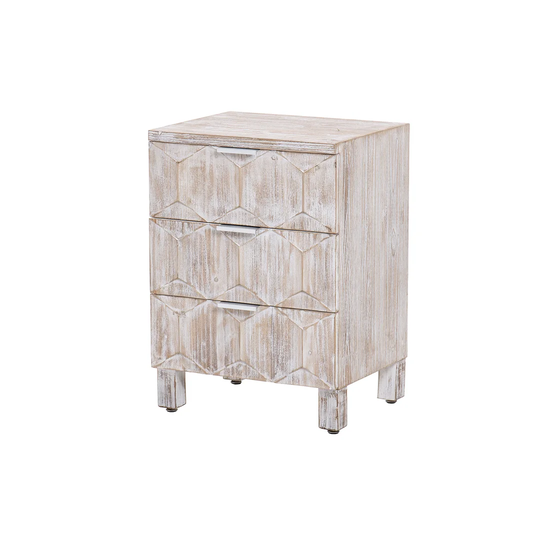 Manelle 3 Drawer Bedside Table