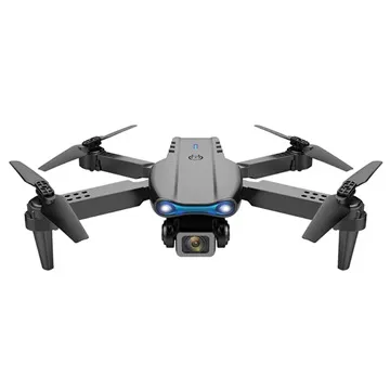 Lansenxi E99 Max Foldable Drone with 4K HD Dual Camera - Black