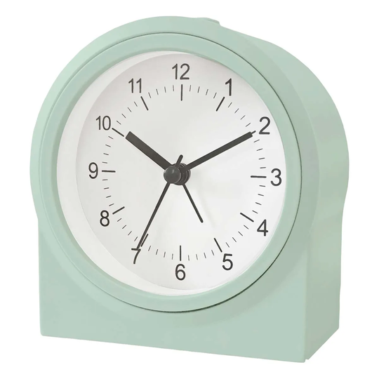 Acctim CK2615 Archer Alarm Clock Non-tick & Backlight Mint