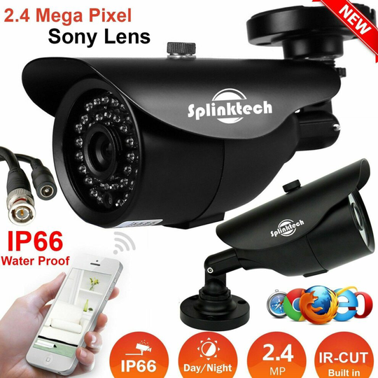 2.4MP Bullet CCTV Security Camera 1080p Full HD Video OUTDOOR & INDOOR