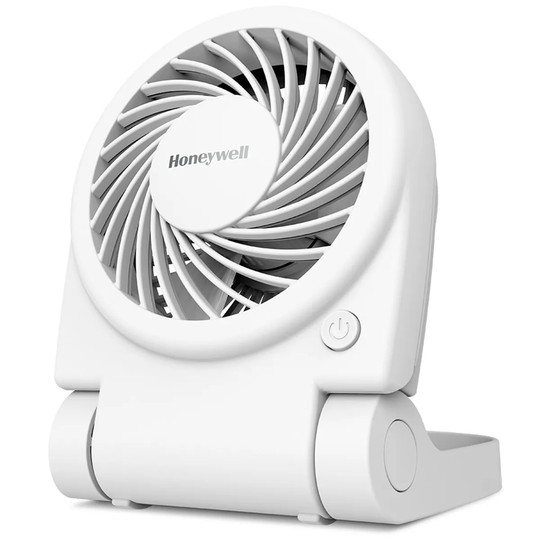Honeywell Turbo On The Go Folding Fan - White