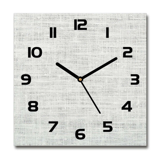 Linen Canvas Silent Wall Clock