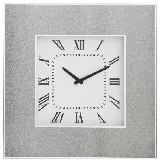 Deemer Mirrored Wall Clock