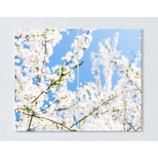 Blossoms Magnetic Magnetic Wall Mounted Cork Board