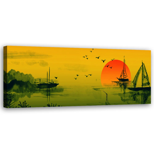 Canvas Print, Green Landscapes 16958