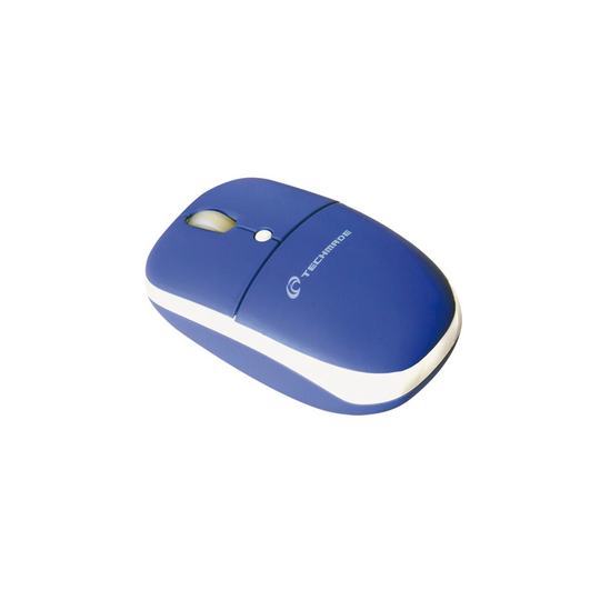 Techmade Official Mini Social Network Computer Mouse (one Size) (blue/white) - - techmade social network mini mouse 3 button blue computing gift