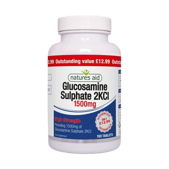 Nature's Aid Glucosamine Sulphate 1500mg (High Strength) Tablets 180 (124052)