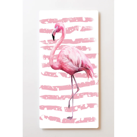Backlight Motif Wall Picture Flamingo Magnetic Cork Board