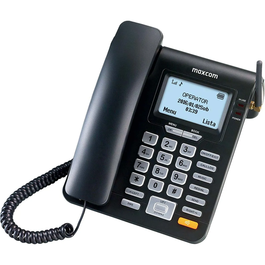 Maxcom Comfort Sim Desk Phone With Large Buttons & Display